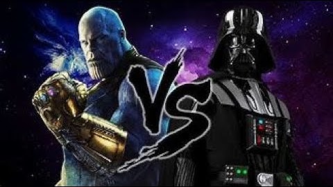 DARTH VADER VS THANOS |EPIC EDIT