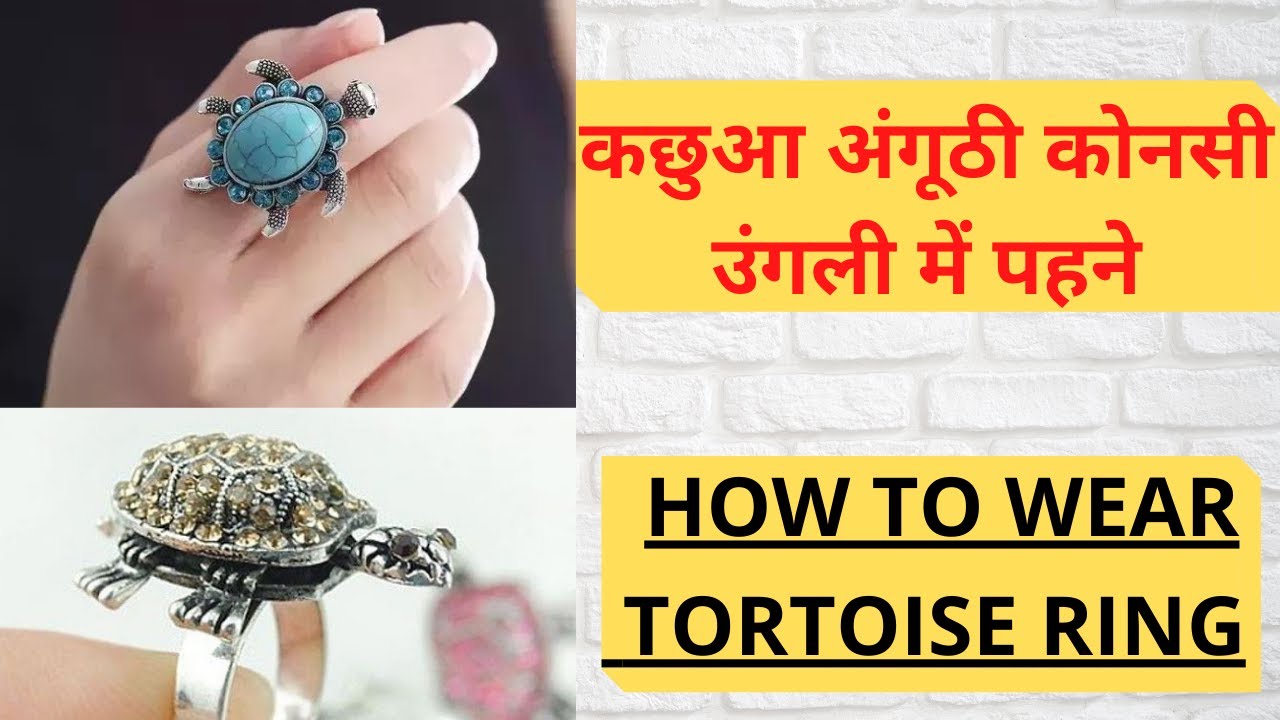 Tortoise Silver Vastu Ring | Exotic India Art