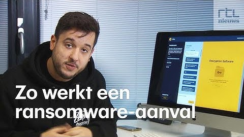 Zo werkt een ransomware-aanval: 