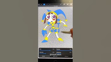 Can you guess the color? ❤️💙 (Pomni from Digital Circus)