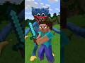 Huggy Wuggy VS Steve Minecraft versus Poppy Playtime