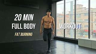 20 MIN FULL BODY WORKOUT No Equipment Beginner (Fat Burning)