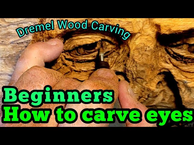 Quick Eyes Power Wood Carving with Dremel 