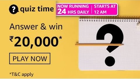 Amazon Quiz Answers Today 22 July 2021