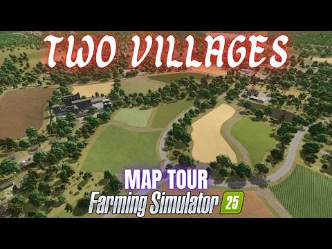 SIMPLE NEW MAP (Two Villages) - Farming Simulator 25