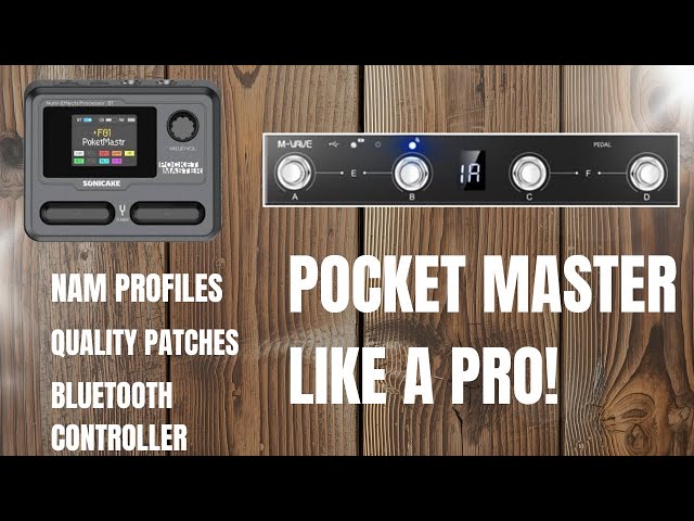 ギター SONICAKE Pocket Master & CHOCOLATE MIDI How I turned a pocket master and a chocolate midi controller into