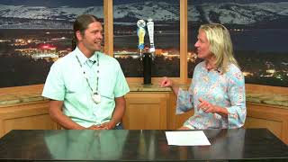 Herman Fillmore with the Washoe Tribe is on set with Kristen Miller Ferrall