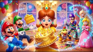 PRINCESS DAISY: The Lost Princess! 👑 Princesses vs Waluigi | Super Mario Odyssey Animation