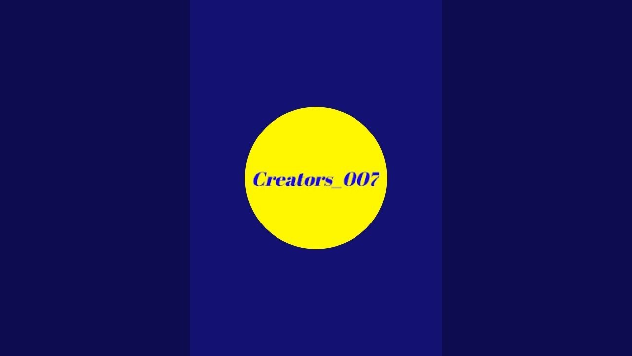 Creators_007 is live!
