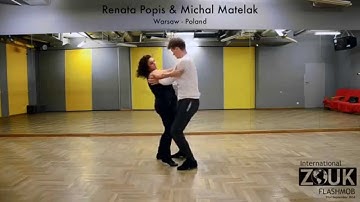 International Zouk Flash Mob 2014  Renata & Michael   Official Choreography