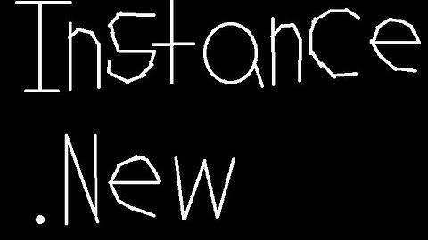 Instance.New() | Roblox Lua Tutorial