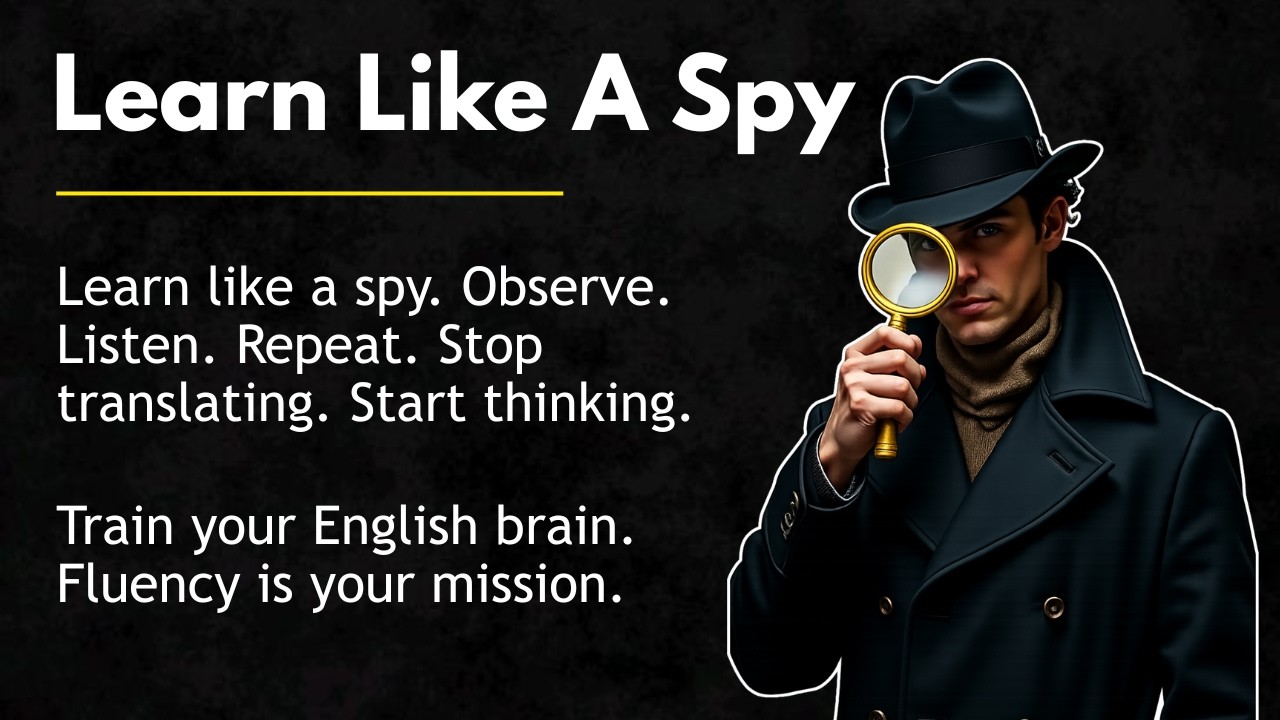 Learn English Like a Spy 🕵️ ♂️  Secret Fluency Method Revealed!