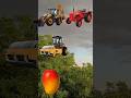 Car 🚗 to Tractor , Jcb, roller 🛼& bulldozer -funny vfx magic videos
