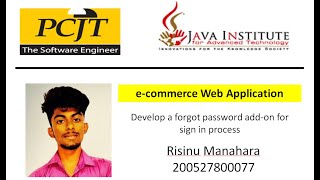 Celebrity Web Project Task 05 | 1st Year | Semester 01 | Java Institute | Profile