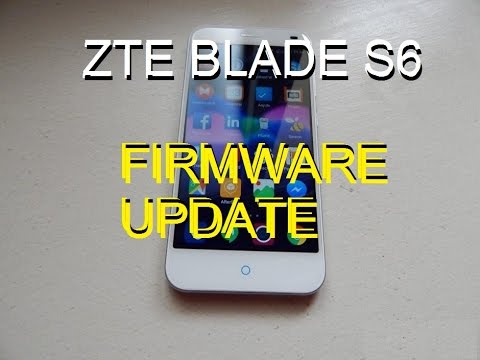 ZTE BLADE S6 Firmware Update Tutorial - YouTube