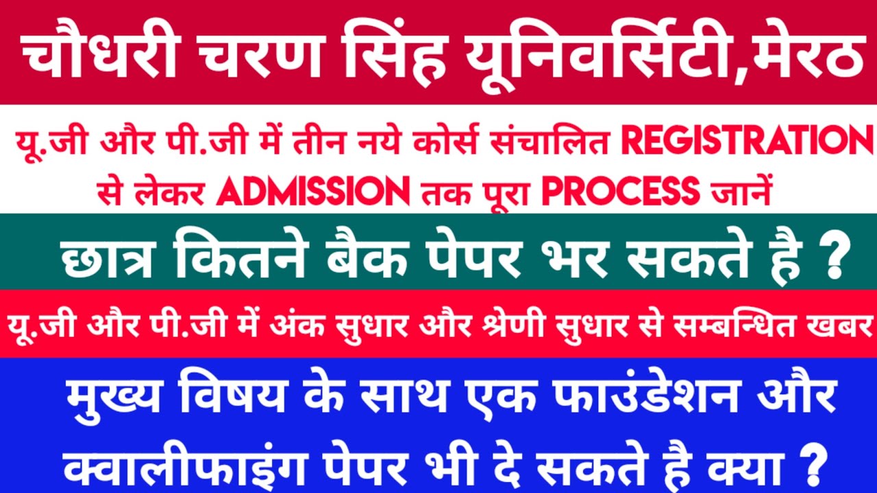 ccsu re-registration 2022.ccsu back paper 2022.ccsu news update today.ccs university new update.