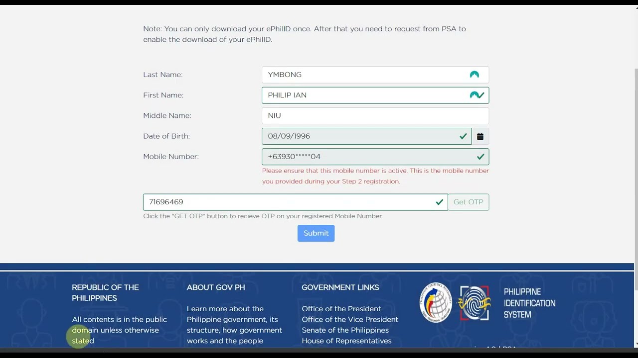Claiming your Electronic National (Philippine) ID