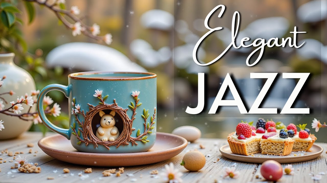 Elegant Jazz Music 🌿 Gentle Bossa Nova Coffee for Peaceful Work and Positive Energy