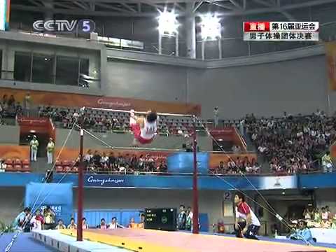 Men Team final 16th Asian Games gymnastic 2010 par...