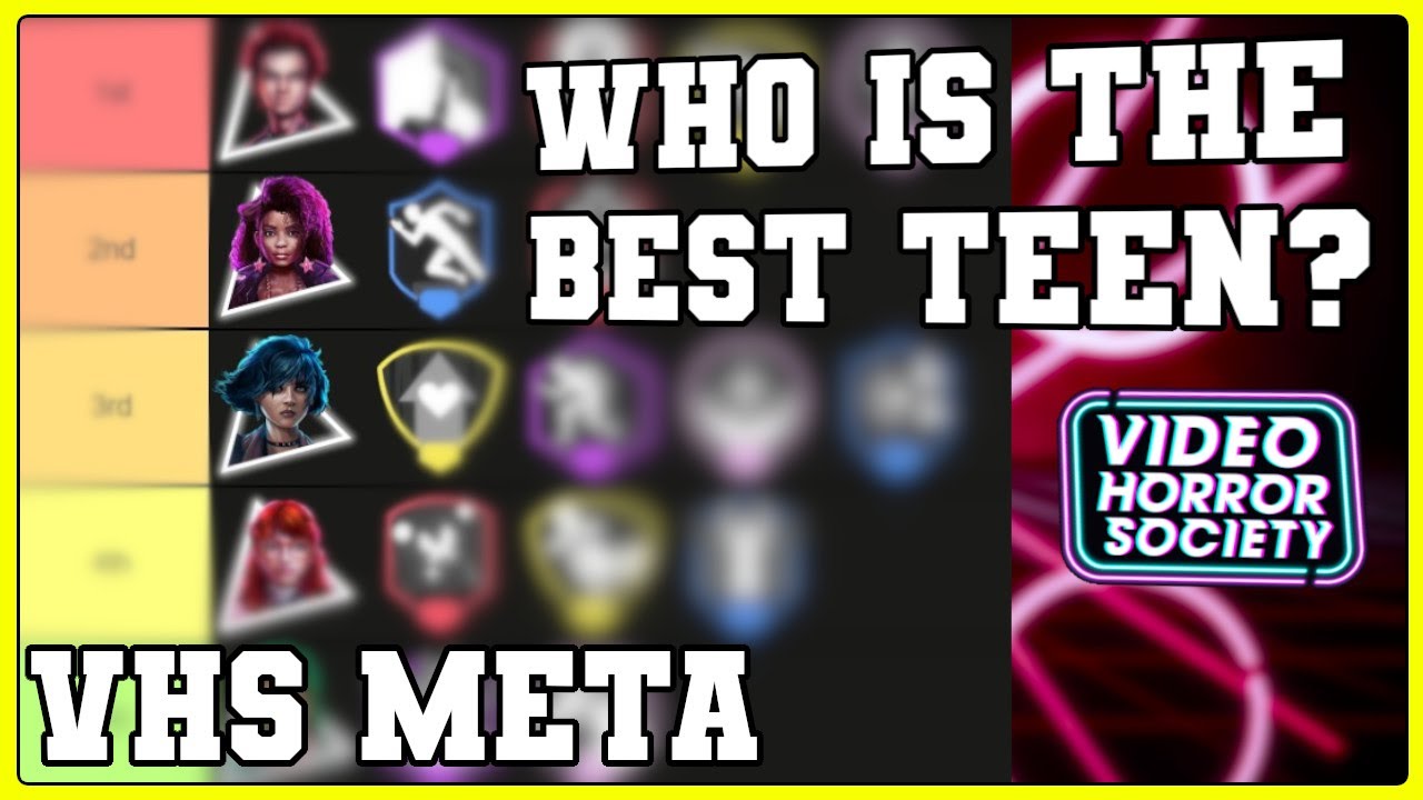 WHICH TEEN HAS THE BEST BUILD POTENTIAL IN VHS? / VIDEO HORROR SOCIETY TEEN PERK TIER LIST
