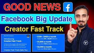 Good News Facebook Big Update 2026 Creator Fast Track