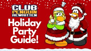 Holiday Party 2021 Guide | Club Penguin Rewritten screenshot 1