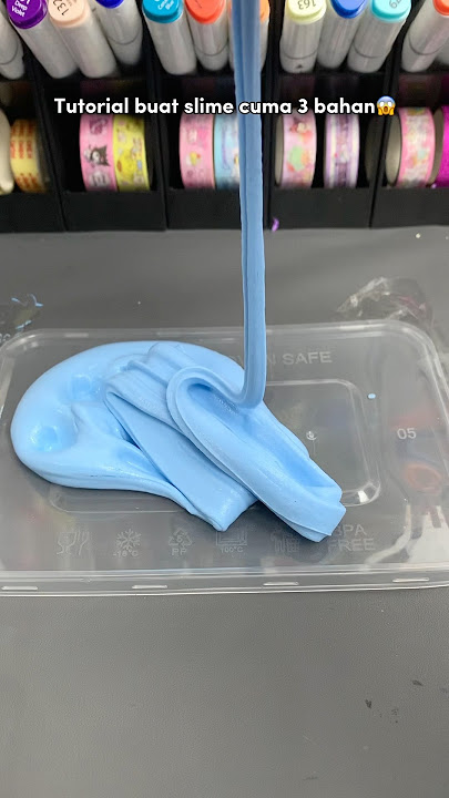 Tutorial bikin slime dari clay✨ #howtomake  #slime #shortvideo