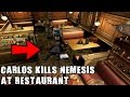 Resident Evil 3 - Carlos kills Nemesis at Restaurant