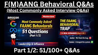 FAANG Interviews: 51 Most Commonly Asked Behavioral Q&As (STAR+L) in F(M)AANG Interviews (part 1/2)! screenshot 4