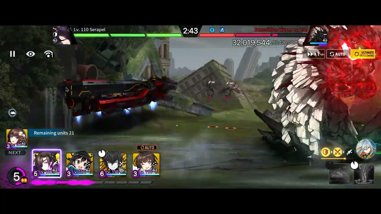 [CounterSide] CCB-6 Week 2 - Worm 14 (14.88% + 15.46%) | IzuAlter Detroit Carlota test