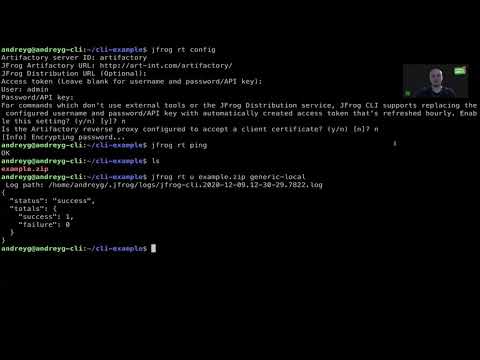 How to configure JFrog CLI to work with Artifactory?