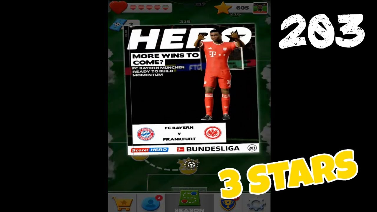 Score Hero 2 Level 203 Walkthrough 3 Stars