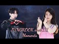 Jungkook and IU Moments