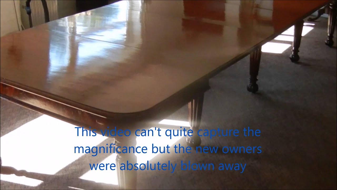 Stunning original Georgian 14ft Regency Period Gillows antique dining table