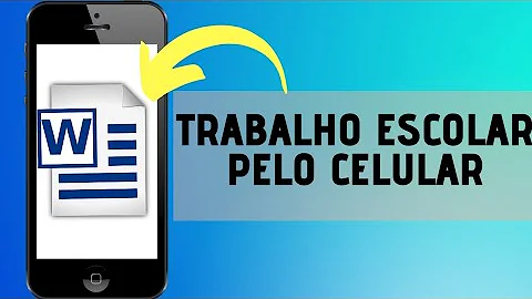 Como fazer trabalho acadêmico pelo celular?
