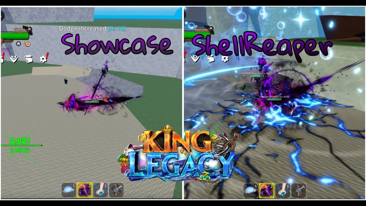 『ROBLOX』Showcase Kiếm Mới Trong King Legacy UPD 9 "ShellReaper" Cực Hiếm Với Tỉ Lệ 0,1%『LUCKY GAMER』