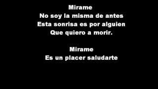 Video thumbnail of "Mirame- Jenny Rivera Letra"