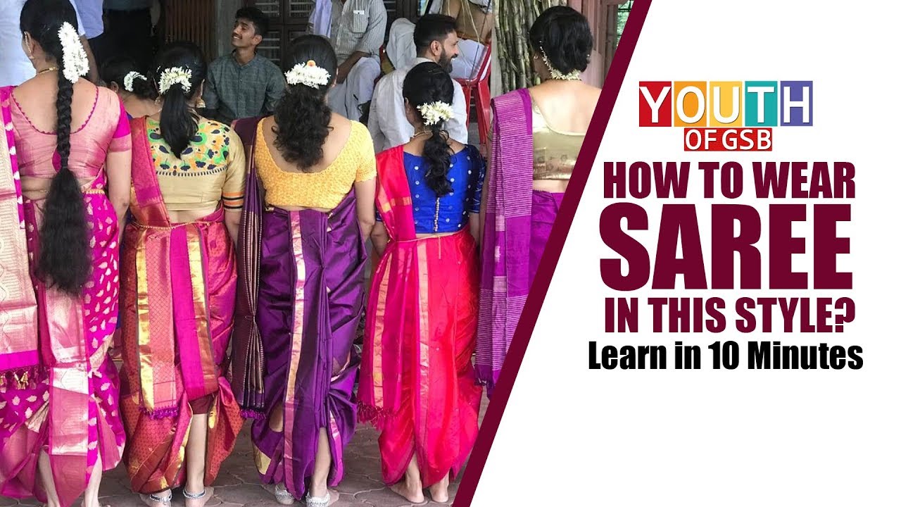 konkani wedding saree