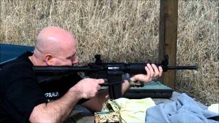 AR:Chiappa M-Four at the range with New Sights