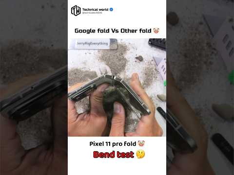 Pixel 11pro fold Vs X-flex fold🤯#Durability/bend test☠️#Will it Survive🤔