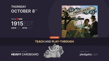 Embarcadero --- 3p Teaching & Play-through by Heavy Cardboard