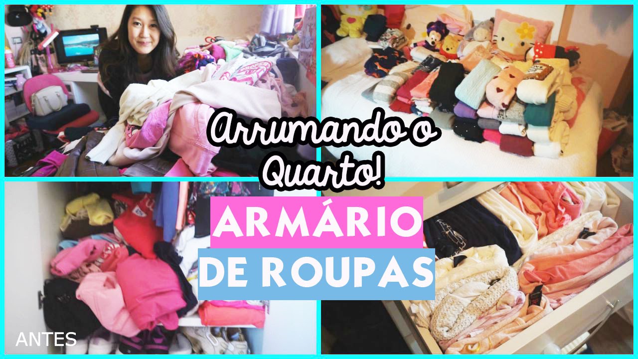 Arrumando o Armário de Roupas com método Marie Kondo ❤️ KonMari #1