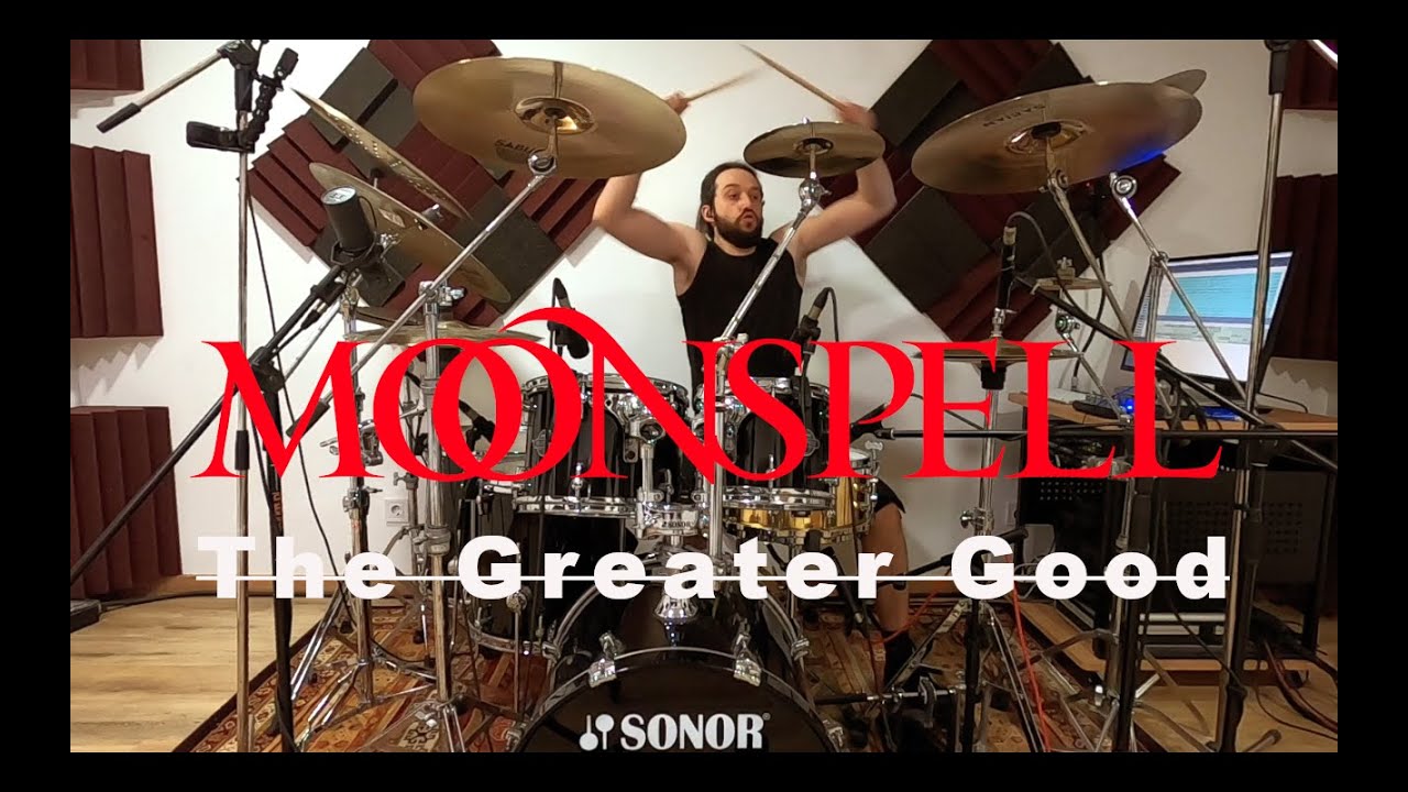 Hugo Ribeiro - Moonspell - "The Greater Good" Drum Play-through [Drums Only]