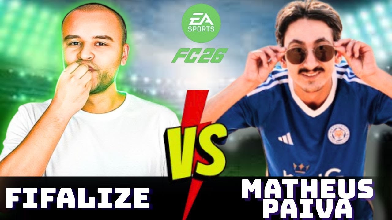 FIFALIZE vs IRMÃO DO PAIVINHA JOGARAM NA WL DO EA FC 26!! (JOGO + REAÇÃO DOS 2)