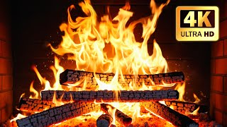 🔥 Soothing Fireplace Ambience with Soft Crackling Sounds and Warm Flickering Flames UHD 4K