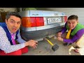 Harmful Mr. Joe on Camaro Put Hammer in Exhaust Pipe of Car VS Mr. Joker on Audi 80 13+
