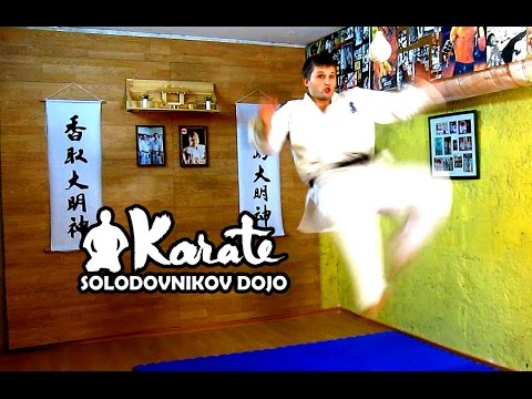 Маваши с вертушкой  секретный удар ниндзя торнадо кик /киокушинкай каратэ kyokushin karate таэквондо