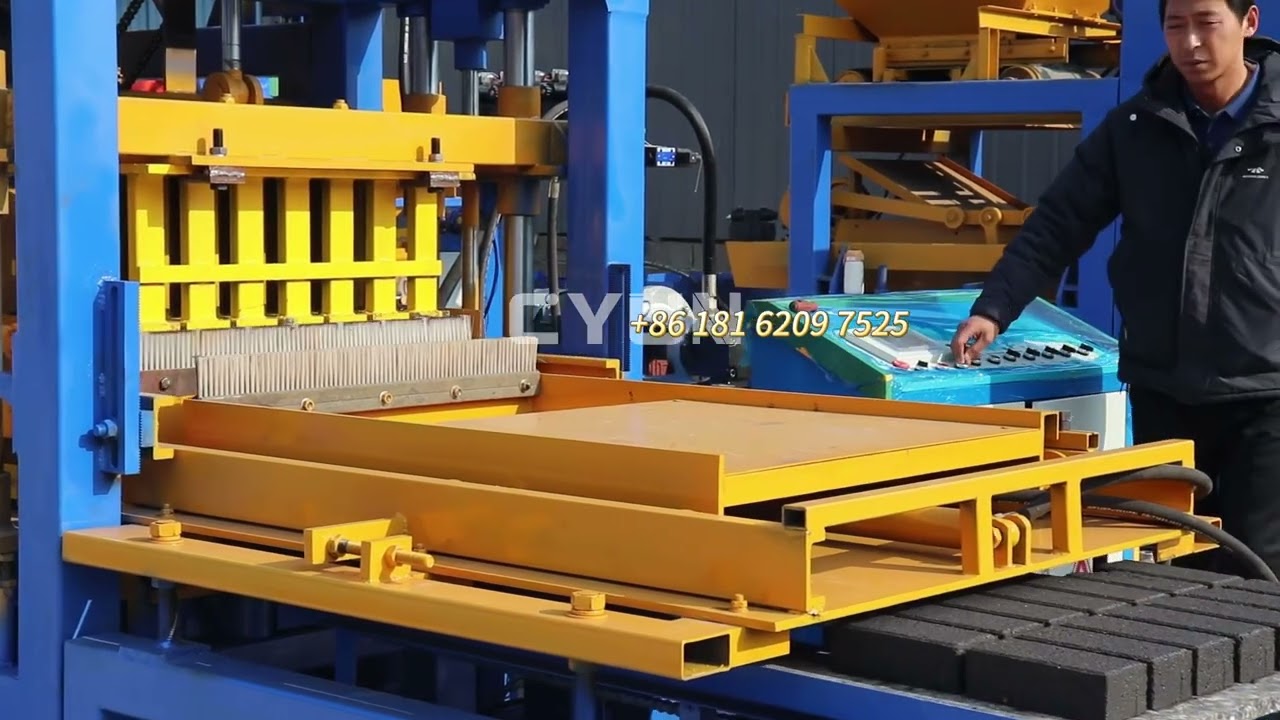 Fully automatic hydraulic machine, 4pcs at once, 16s each cycle