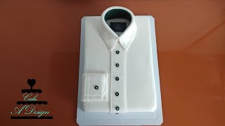Bolo Camisa De Homem Armani | Armani Men&#39;s Formal Shirt Cake (ENGLISH SUBTITLES)