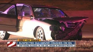 Police:  Tulsa car crash leads to drug bust